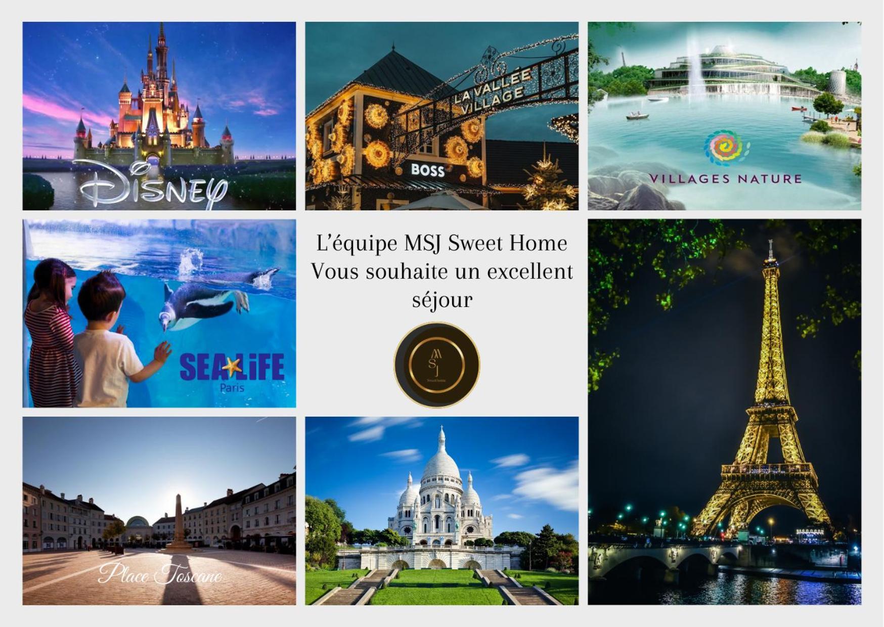 Cosy Appartement - Val D'Europe - Vallee Shopping - Disney Serris Extérieur photo