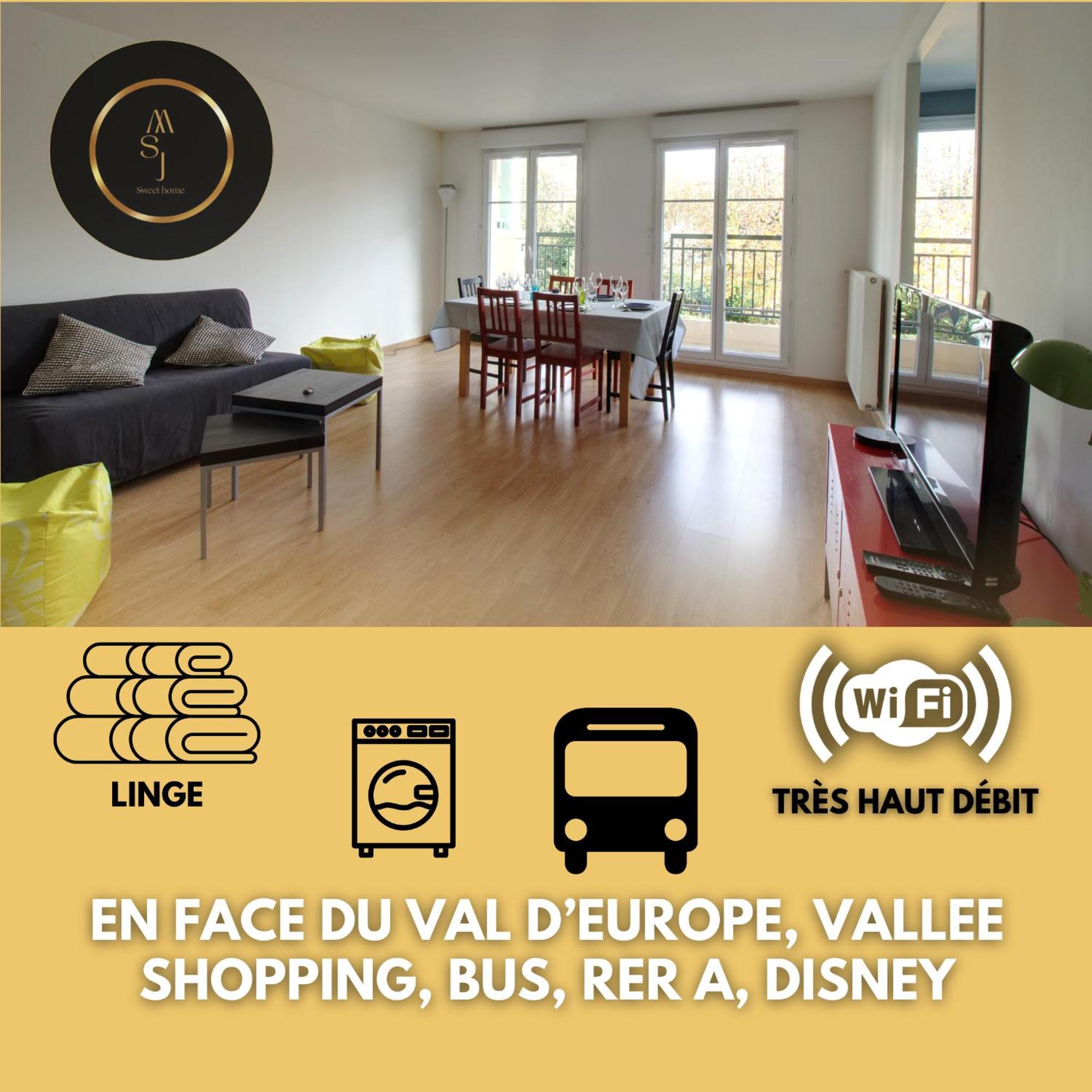Cosy Appartement - Val D'Europe - Vallee Shopping - Disney Serris Extérieur photo